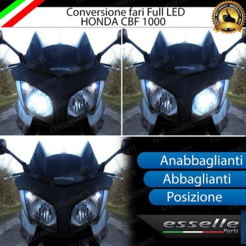 Conversione Fari Full LED per Honda CBF 1000 dal 2006 al 2008 6000 Lumen 6000K bianco
