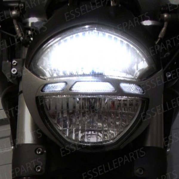 Kit Full LED Lampada H7 3200 Lumen Anabbagliante per Ducati Monster 696 2008-2013