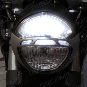 Kit Full LED Lampada H7 3200 Lumen Anabbagliante per Ducati Monster 696 2008-2013