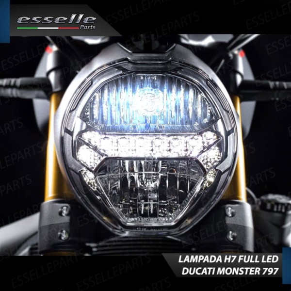 Kit Full LED Lampada H7 3200 Lumen Anabbagliante per Ducati Monster 797 2019-2021