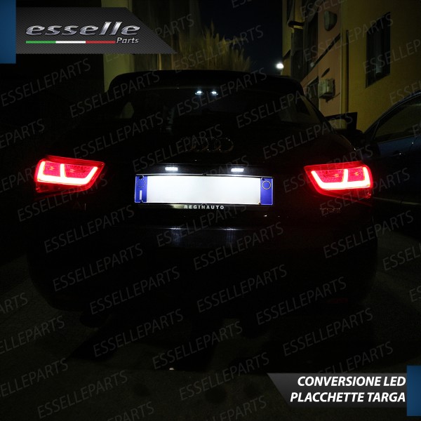 Kit LED Interni + Targa 6000K bianco ghiaccio Canbus Audi A1 8X 3 porte