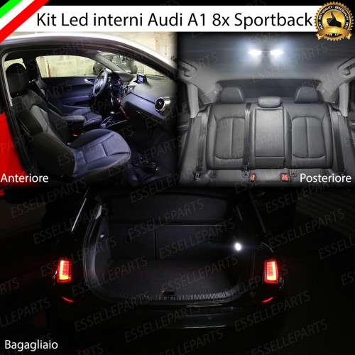 Kit LED interni Basic Pack 6000K Bianco Canbus Audi A1 8X Sportback
