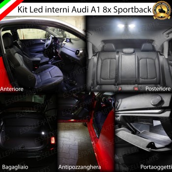 Kit LED interni Completo 6000K Bianco Canbus Audi A1 8X Sportback Kit LED interni Completo 6000K Bianco Canbus Audi A1 8X Sportback