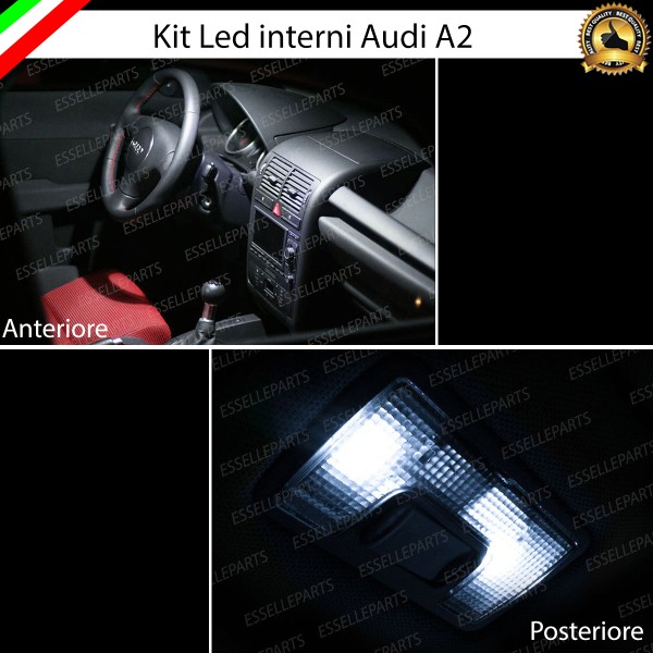 KIt led interni specifico AUDI A2 6000K Bianco