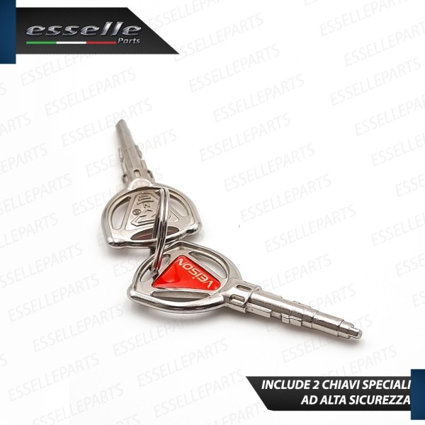 Blocca disco - ARGENTO - in acciaio Inox ad alta sicurezza per moto, scooter BMW