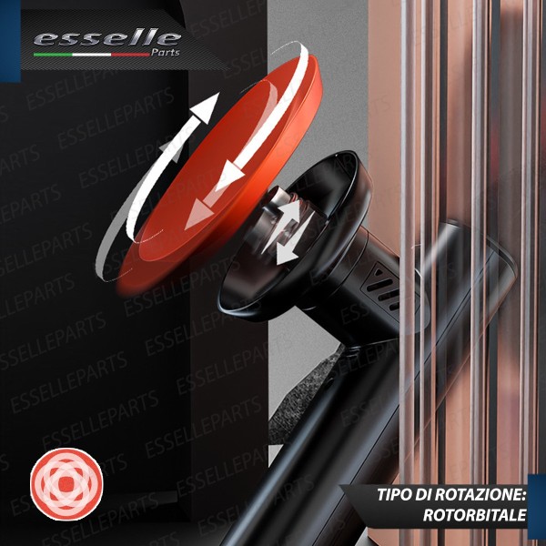 Lucidatrice rotabile senza fili ricaricabilea 3 velocita' per Moto,Scooter,Quod BMW