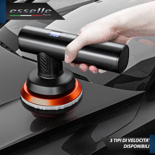 Lucidatrice rotabile senza fili ricaricabilea 3 velocita' per Moto,Scooter,Quod BMW
