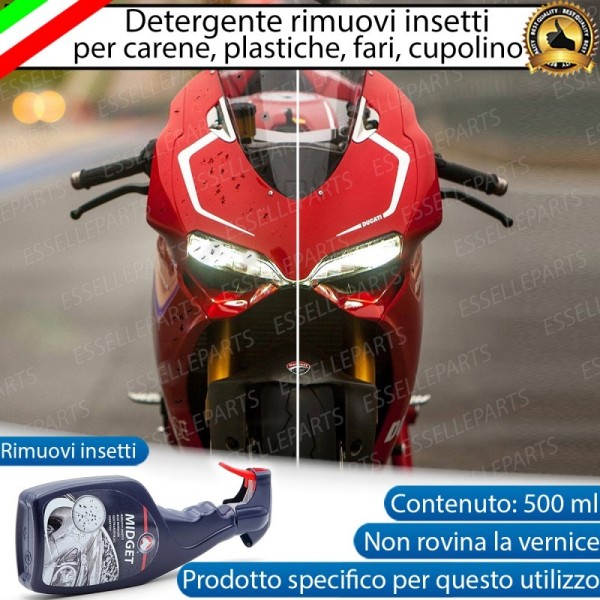 Detergente Rimuovi Insetti, Moscerini 500 Ml Moto Carena, Cupolino, Casco, Fanali