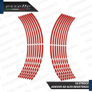 Bordo Racing ROSSO adesivo per ruote per Harley Davidson