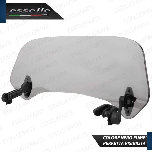 Deflettore - Fumè - Aggiuntivo Cupolino Regolabile in ABS per Harley Davidson