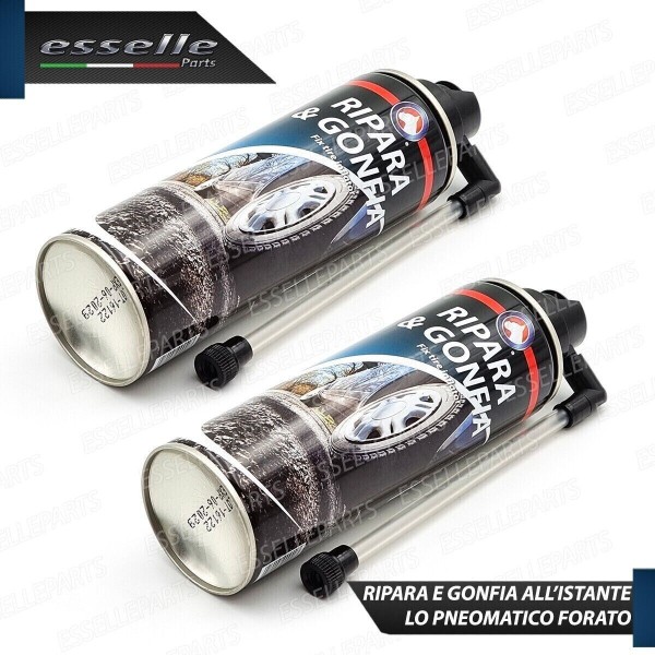 2 Bombolette Ripara Gomme Gonfia e ripara Pneumatici 300ml per Harley Davidson