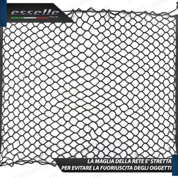 Rete Elastica per Bagagliaio Maglie Strette con Ganci per Opel Corsa E Rete Elastica per Bagagliaio Maglie Strette con Ganci per Opel Corsa E