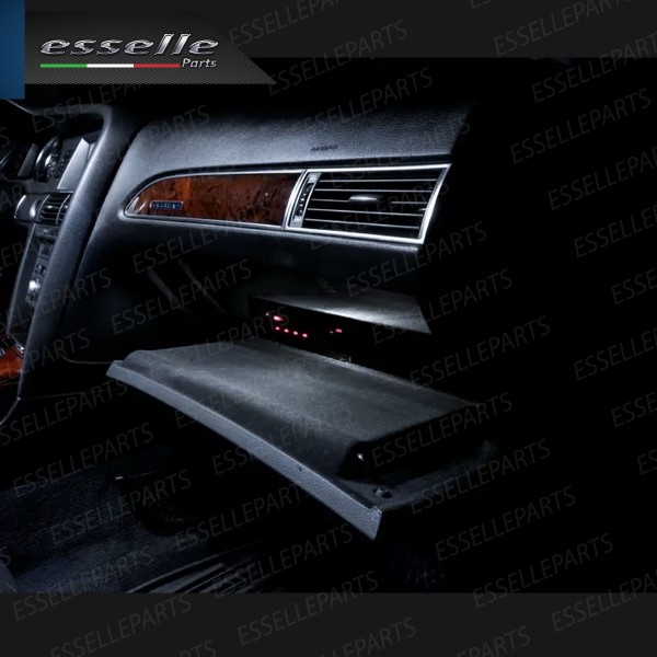 Kit led interni Medium Pack 6000K Luce Bianca Canbus per Audi A6 C6 Avant