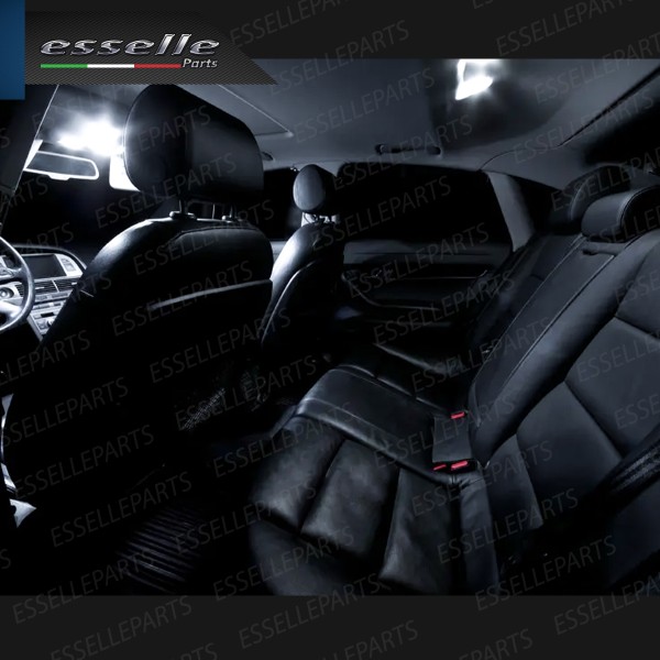 Kit led interni Medium Pack 6000K Luce Bianca Canbus per Audi A6 C6 Avant