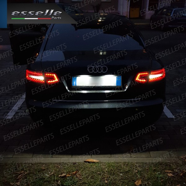 Kit led interni Completo + Luci Targa LED 6000K Luce Bianca Canbus per Audi A6 C6 Berlina