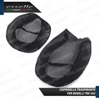 COPRISELLA ELASTICO NERO A NIDO D'APE 3D PER BENELLI TRK 502