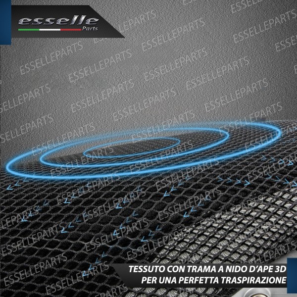 COPRISELLA ELASTICO NERO A NIDO D'APE 3D PER BENELLI TRK 502