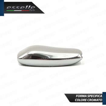 Portachiave Cover In Silicone Semi Rigido Cromato Per Mercedes GLC