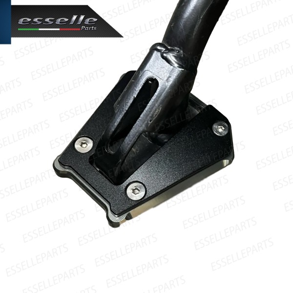 PIASTRA DI ESTENSIONE CAVALLETTO LATERALE IN METALLO GRIGIO PER BENELLI TRK 502