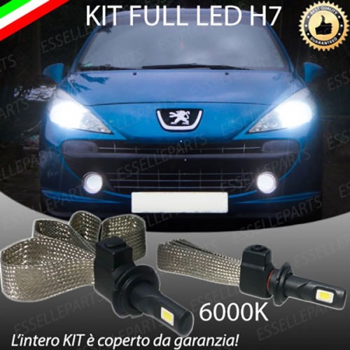Kit Full LED H7 6400 LUMEN Anabbaglianti PEUGEOT 207