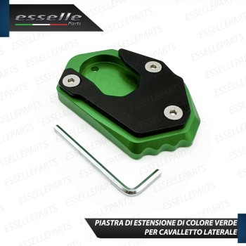 PIASTRA DI ESTENSIONE CAVALLETTO VERDE SPECIFICA PER KAWASAKI NINJA 1000 ZX-10RR 2021