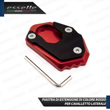 PIASTRA DI ESTENSIONE CAVALLETTO ROSSO SPECIFICA PER KAWASAKI Z900 RS 2018-2021 CAFE
