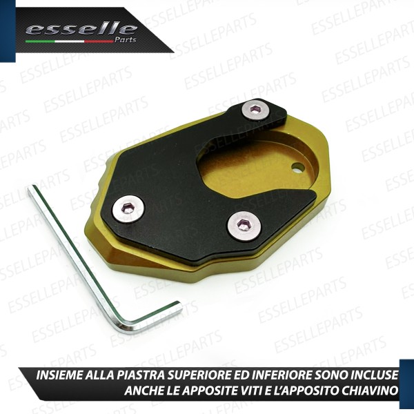 PIASTRA DI ESTENSIONE CAVALLETTO ORO SPECIFICA PER KAWASAKI NINJA 1000 SX 2021 TOURER