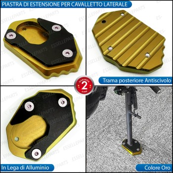 PIASTRA DI ESTENSIONE CAVALLETTO ORO SPECIFICA PER KAWASAKI NINJA 1000 ZX-10R 2017-2018