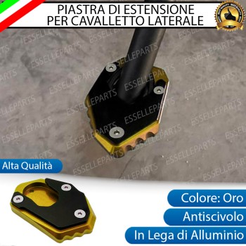 PIASTRA DI ESTENSIONE CAVALLETTO ORO SPECIFICA PER KAWASAKI NINJA 650 2021 TOURER