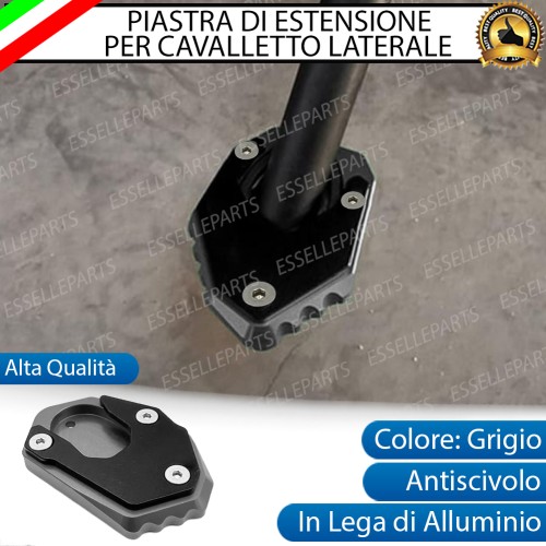 PIASTRA DI ESTENSIONE CAVALLETTO GRIGIO SPECIFICA PER KAWASAKI Z900 2020