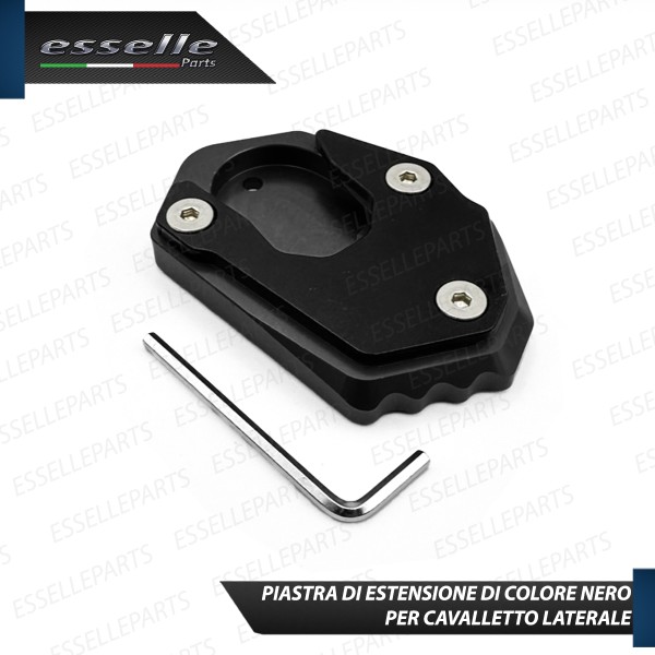 PIASTRA DI ESTENSIONE CAVALLETTO NERO SPECIFICA PER KAWASAKI Z1000 SX 2017-2020