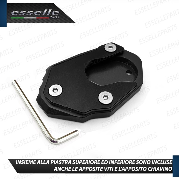 PIASTRA DI ESTENSIONE CAVALLETTO NERO SPECIFICA PER KAWASAKI Z1000 SX 2020