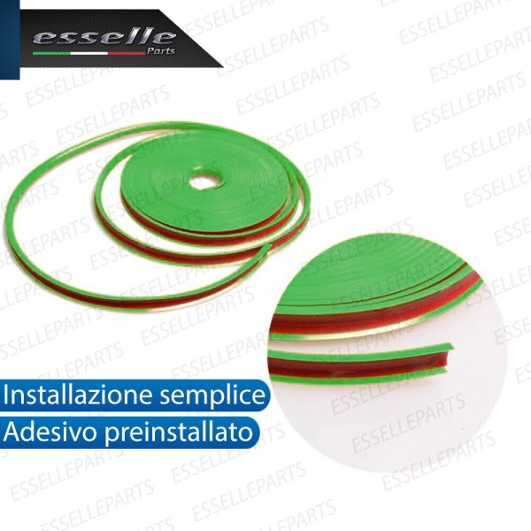 Bordo Verde adesivo di protezione per cerchioni ruote