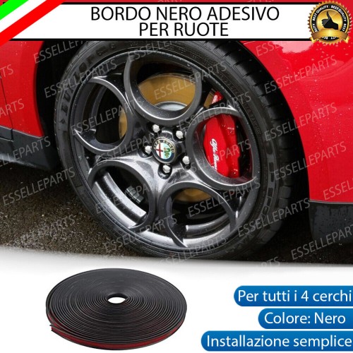 Bordo Nero adesivo di protezione per ruote