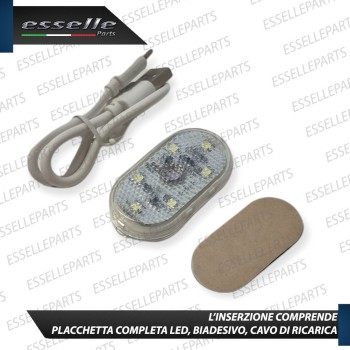 Placchetta LED 6000K Illuminazione Sottosella per APRILIA