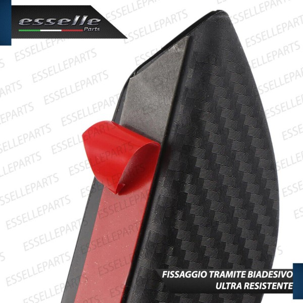 Set 4 Spoiler Ali Laterali Aerodinamiche Carbon Look Per Carena Moto,Scooter Piaggio