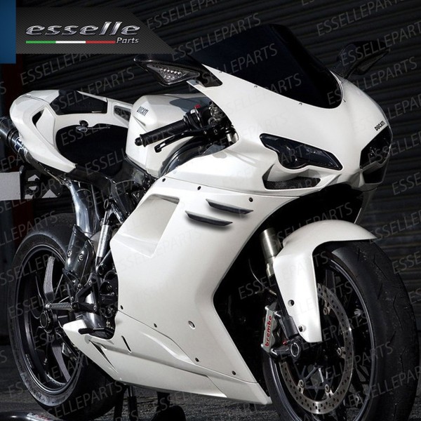 Set 4 Spoiler Ali Laterali Aerodinamiche Carbon Look Per Carena Moto,Scooter Piaggio