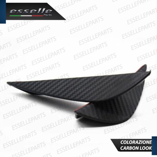 Set 4 Spoiler Ali Laterali Aerodinamiche Carbon Look Per Carena Moto,Scooter,Quod Ktm