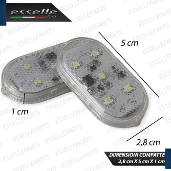 Illuminazione LED Supplementare Antipozzanghera Senza Filo Ricaricabile 6000K Illuminazione LED Supplementare Antipozzanghera Senza Filo Ricaricabile 6000K