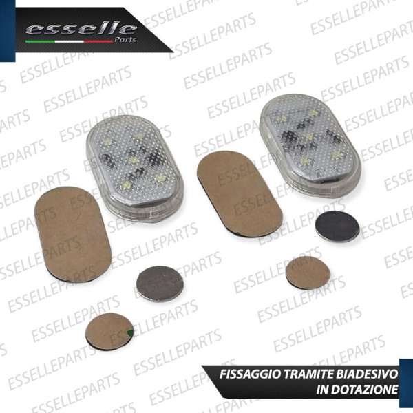 Illuminazione LED Supplementare Antipozzanghera Senza Filo Ricaricabile 6000K