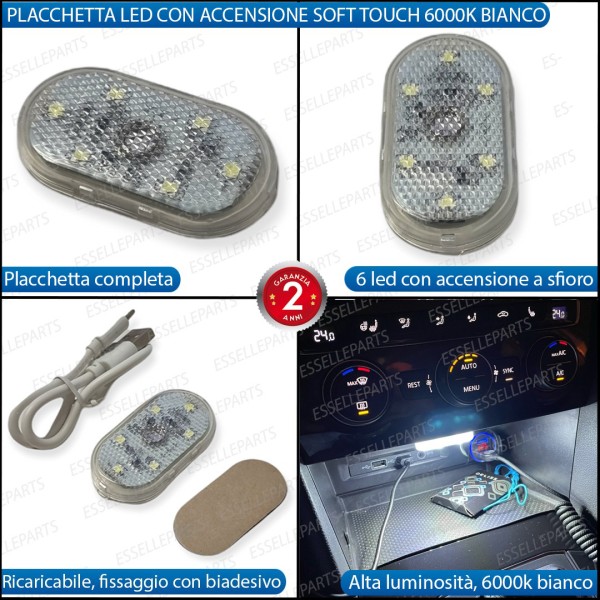 Illuminazione LED Supplementare Ricaricabile 6000K