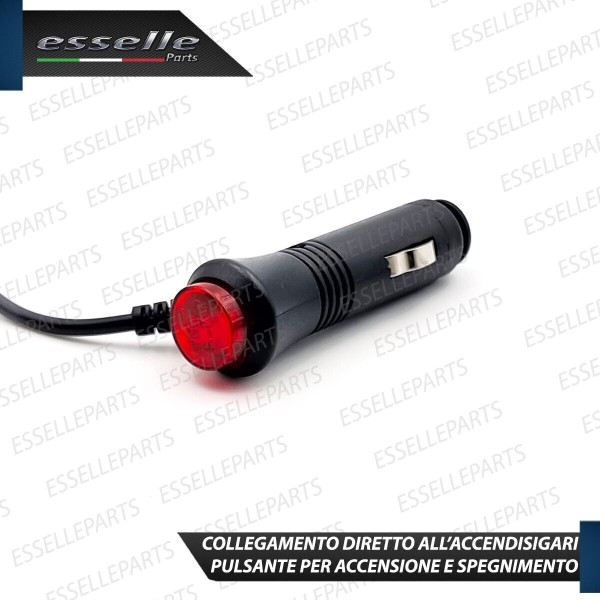 Kit LED Striscia Interni RGB vano piedi multicolor con telecomando 4 strip LED