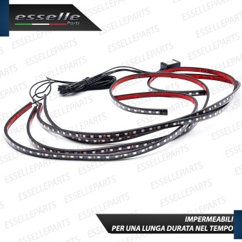 Kit Led Sottoscocca RGB con Controllo APP Wireless Multicolor