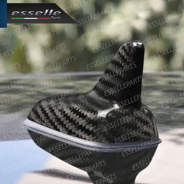 Cover Antenna Pinna Squalo Adesiva in Vero Carbonio per SKODA KODIAQ