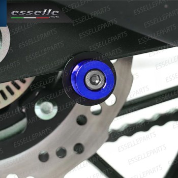 SET NOTTOLINI PROTEZIONE FORCELLA IN ACCIAIO BLU LUCIDO PER KAWASAKI VERSYS 650 2010-2014 TOURER