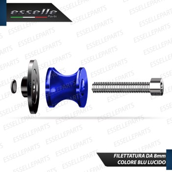 SET NOTTOLINI PROTEZIONE FORCELLA IN ACCIAIO BLU LUCIDO PER KAWASAKI Z1000 2017-2020
