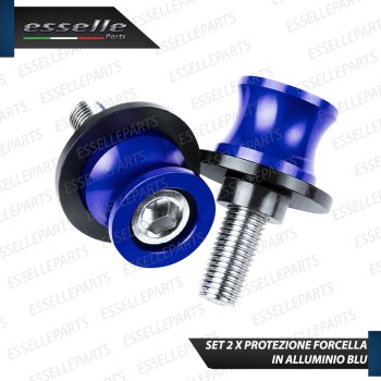 SET NOTTOLINI PROTEZIONE FORCELLA IN ACCIAIO BLU LUCIDO PER KAWASAKI Z650 2017-2019
