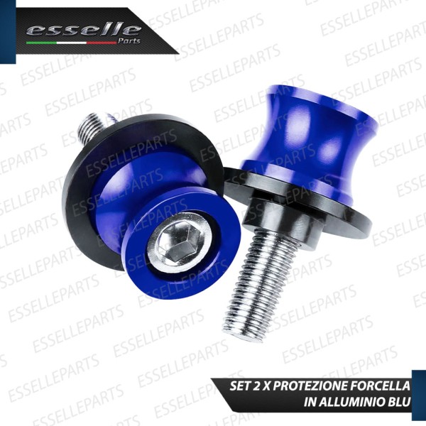 SET NOTTOLINI PROTEZIONE FORCELLA IN ACCIAIO BLU LUCIDO PER KAWASAKI Z900 RS 2018-2021 CAFE