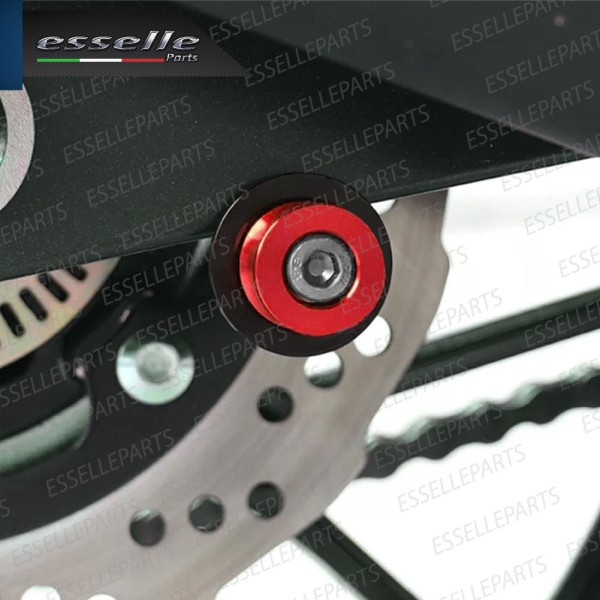 SET NOTTOLINI PROTEZIONE FORCELLA IN ACCIAIO ROSSO LUCIDO PER KAWASAKI NINJA 1000 SX 2021 TOURER