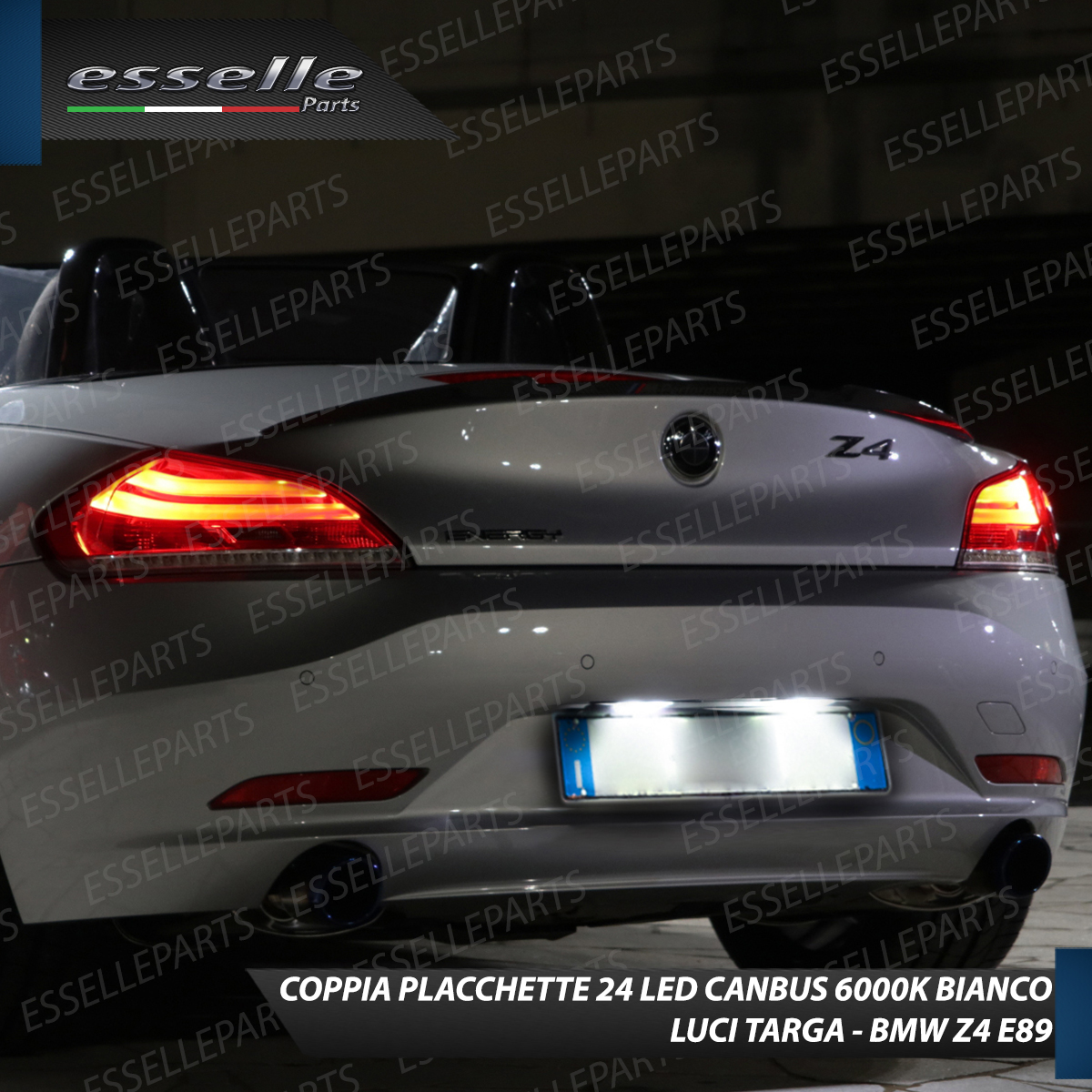 PLACCHETTE A LED LUCI TARGA 24 LED SPECIFICHE BMW Z4 E89 6000K NO ERROR